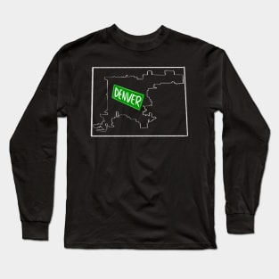 Denver City Limits in Chalk Long Sleeve T-Shirt